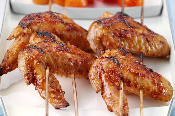 Cánh gà nướng mật ong