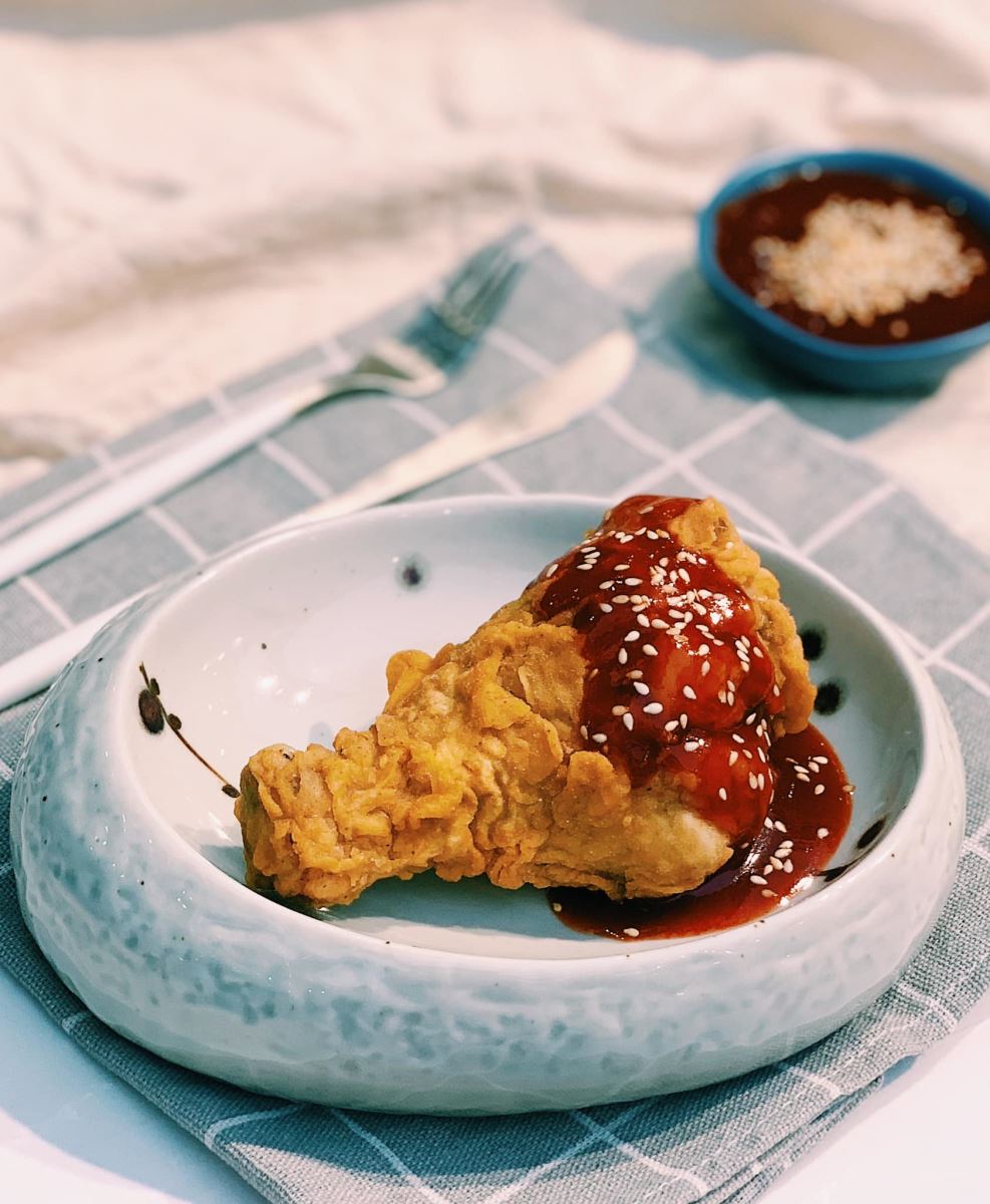Làm gà rán như KFC
