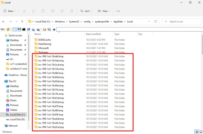 Lỗi windows 11