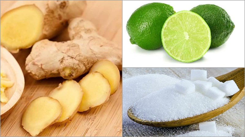Nguyên liệu làm mứt gừng đơn giản tại nhà