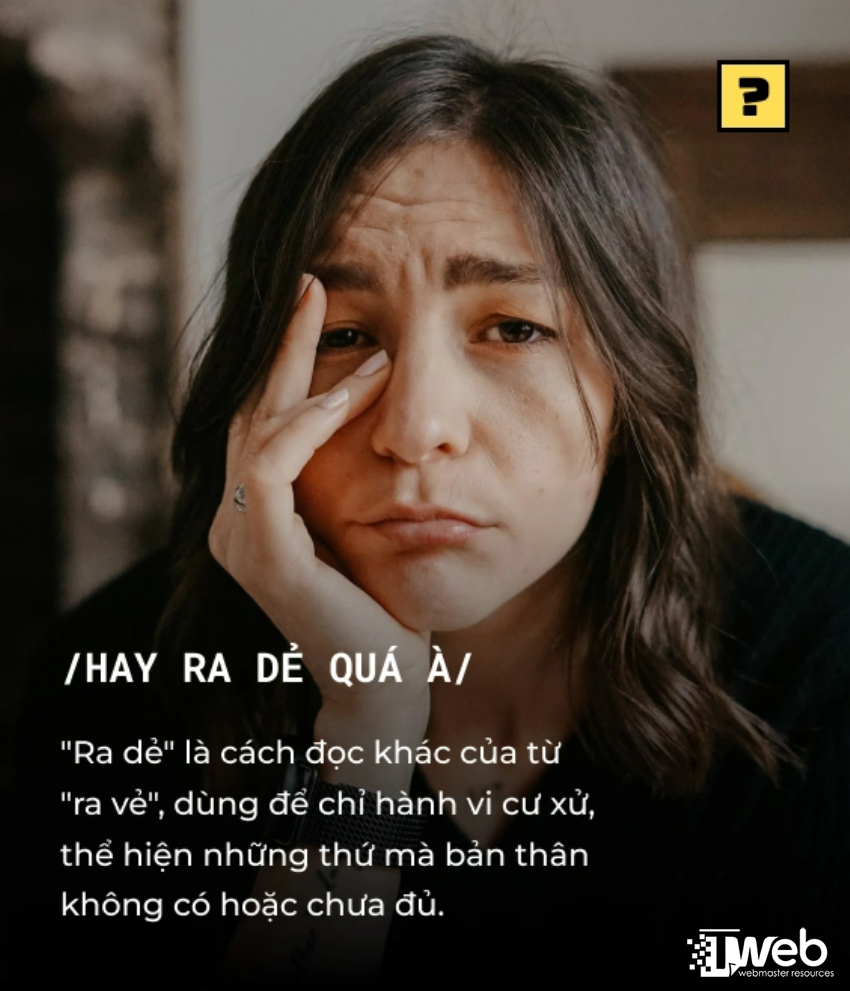 'Hay ra dẻ' là gì